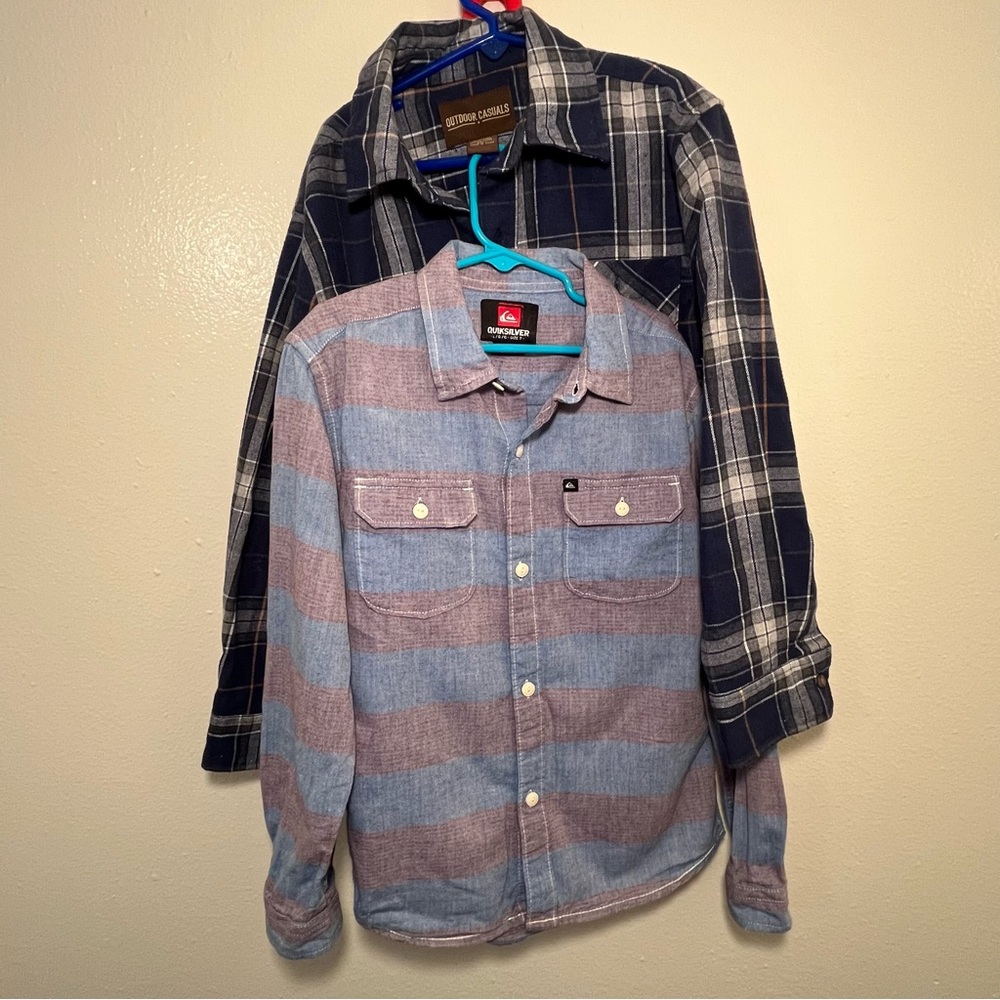 EUC Bundle of Two- Boys Long Sleeve Button Up